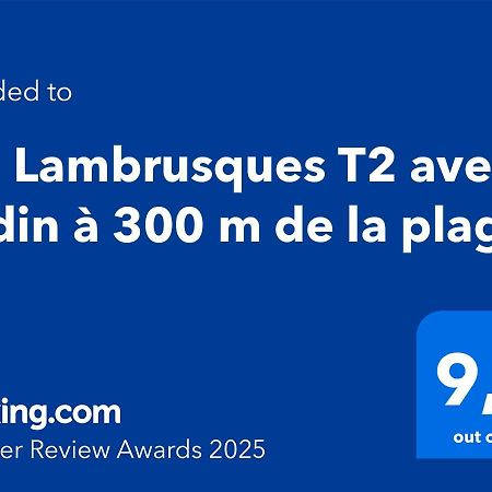 Les Lambrusques T2 Avec Jardin A 300 M De La Plage Cavalaire-sur-Mer Eksteriør billede