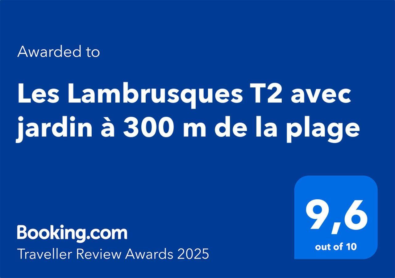 Les Lambrusques T2 Avec Jardin A 300 M De La Plage Cavalaire-sur-Mer Eksteriør billede